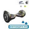 Гироскутер с Влагозащитой Smart Balance 10" Внедорожный (Черный с желтыми молниями)